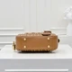 Женская сумка кросс-боди Miu miu 2310 (19×13×6) коричневая - изображение 3