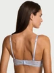 Бюстгальтер Victoria's Secret (2887596581) Sexy Tee Sheer Heritage Shimmer Dot Push-Up Bra 70B голубой - изображение 2