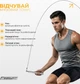 Скоростная скакалка EasyFit Aluminium со стальным тросом регулируемой длинны и алюминиевыми ручками Серая (EF-1910-SR) (56001814) - зображення 5