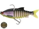 Силикон Westin Ricky The Roach Multi Jointed R2F 14cm 41g (Si) LE Ghost UV Roach (1шт/уп) (212084) P087-1378-233 - изображение 1
