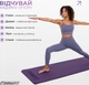 Коврик для йоги и фитнеса EasyFit TPE+TC 183x61x0.6 см ECO-Friendly двухслойный каремат EF-1924-VP Фиолетовый с розовым (56000897) - изображение 6