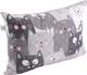 Подушка Руно Grey Cat антиаллергенное волокно 50х70 см (Р310.52СЛУ_Grey Cat) - изображение 1