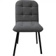 Кухонный стул Примтекс плюс Santi FL black HL-19, бархат черный. (Santi FL black HL-19) ПРИМТЕКС ПЛЮС Santi FL black HL-19 1061334 - изображение 1