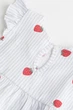 Сукня H&M білий в смужку в візерунки MBLHB451 74 - изображение 2