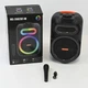 Bluetooth колонка MS-2082BT-W, портативна колонка з мікрофоном, караоке колонка Bluetooth, бездротова акустика, колонка з LED підсвіткою, колонка з USB AUX FM, музична колонка для дому, колонка для вечірок, портативна караоке система, Bluetooth - зображення 1