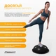  Балансувальна платформа EasyFit Bosu Ball  60 см з насосом з ніжками Чорна (56003821) - зображення 8