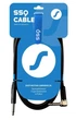 Kabel SSQ JMPJMK10 jack mono prosty - jack mono katowy 10 m (5907688758719) - obraz 4