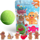Детская бомбочка для ванной ZIMPLI Kids Gingerbread Surprise Baff Bombz с фигуркой-сюрпризом - изображение 1
