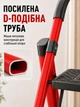 Лестница стремянка раскладная с поручнем на 5 ступеней, металл+пластик Красная - изображение 2