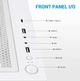 Корпус Sama V40 White (V40-WHADA6X1-GL) - изображение 10
