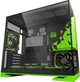 Корпус Geometric Future Model 3F Glass Black/Green (GEO-M3F-BNV) - изображение 3