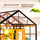 Конструктор Rolife Flower House Класична прозора квіткова стіна - зображення 9