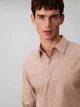 Рубашка хлопковая мужская Calvin Klein 316003814 XL Бежевая (1160300873) - изображение 5