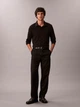 Поло длинное мужское Calvin Klein 967817822 L Черное (1160309374) - изображение 3