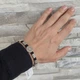 Браслет чоловічий срібний Коловрат із рунами 20+3 см - зображення 2
