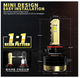 LED лампи D-Lumina 9006/HB4 130W 26000LM 6500K Canbus | автомобільні світлодіодні лампи для авто, комплект 2 шт - зображення 2