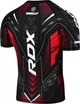 Футболка компрессионная RDX COMPRESSION SHIRT IMMAF-1 83% полиэстер 17% спандекс L черный, красный - изображение 2