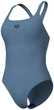 Суцільний купальник Arena SOLID SWIMSUIT CONTROL PRO BAC сірий середня посадка з м'якою чашкою розмір 44 - зображення 2