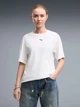 Футболка хлопковая женская Puma Ess Relaxed Tee 68497102 M White (4067983641398) - изображение 1
