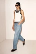 Жіноча майка COS Ribbed Cotton Tank Top White / Black XS (1326259007) - зображення 8