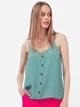 Майка женская Tom Tailor 173842 L Зеленый (2200004653983) - изображение 1