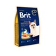 Сухий корм Brit Premium з лососем для дорослих котів котів усіх порід, 8 кг - зображення 1