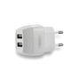 Мережевий зарядний пристрій Remax RP-U29 Flinc 2.1A 2*USB 220V (EU) білий - изображение 1