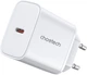Сетевое зарядное устройство CHOETECH PowiX USB-C PD 45W Mini Wall Charger White (PD3042-EU-WH) - изображение 1