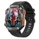 Розумний годинник Smart Racer K+ з компасом AMOLED 45х40х14 мм чорний - зображення 9