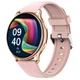 Умные часы Smart Melisia Gold Rubber 1.33" TFT металлический золотистый розовый ремешок 44 мм - изображение 2