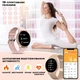 Умные часы Smart Melisia Gold Rubber 1.33" TFT металлический золотистый розовый ремешок 44 мм - изображение 6