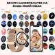 Умные часы Smart Melisia Gold Rubber 1.33" TFT металлический золотистый розовый ремешок 44 мм - изображение 8