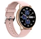 Умные часы Smart Melisia Gold Rubber 1.33" TFT металлический золотистый розовый ремешок 44 мм - изображение 9