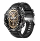 Умные часы Smart Turbo Power IPS 416x416 сенсорные сталь 24,8 см каучуковые черные - изображение 2