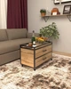 Універсальна мобільна тумба в стилі лофт EcoLoft Модус DSP-1509-1 Дуб Аппалачі - зображення 2