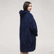 Толстовка плед с рукавами и капюшоном Huggle Hoodie оверсайз, теплый худи с большим карманом для рук Синий One size - изображение 5