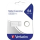 USB флеш накопитель Verbatim 64GB Metal Executive Silver USB 2.0 (98750) (351742) - изображение 5