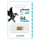 USB флеш накопитель Wibrand 64GB Hawk Gold USB 2.0 (WI2.0/HA64M1G) (351896) - изображение 2