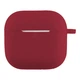 Чехол Silicone Case с карабином для Airpods 5/Airpods 4 Wine Red - изображение 1