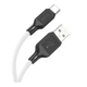 Кабель для зарядки и обмена данными USB Hoco X90 Silicone силой тока 3A USB to Type-C 1м White - изображение 1