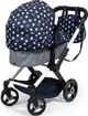 Wózek głęboki dla lalki Bayer XEO 70 cm Blue/White (4003336170153) - obraz 3