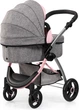 Wózek dla lalki Bayer Design City Max 17533AA Szaro-różowy (4003336175332) - obraz 4