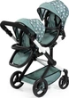 Коляска для ляльок-близнюків Bayer Design Xeo Twin Сіра із зірочками (4003336267587) - зображення 6