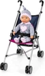 Wózek dla lalki Bayer Buggy 55 cm Blue/Pink (4003336301540) - obraz 5