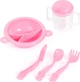 Zestaw Bayer Travel set Łóżeczko przenośne 9 w 1 54 cm Blue/Pink (4003336405156) - obraz 6