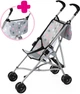 Коляска для ляльок Bayer Design з сумкою Сіра 30507AB 20159 (4003336420159) - зображення 1