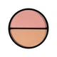 Рум'яна для обличчя компактні подвійні Instyle Twin Blush On TopFace PT353 №004 Перламутровий рожевий+насичени - зображення 4