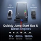 Автомобильное пуско-зарядное устройство Baseus PrimeTrip VJ1 Supercapacitor Car Jump Starter 1200A Cosmic Black - изображение 9
