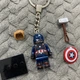 Брелок на ключи Captain America | Подвеска на Портфель Капитан Америка - изображение 1