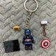 Брелок на ключи Captain America | Подвеска на Портфель Капитан Америка - изображение 3